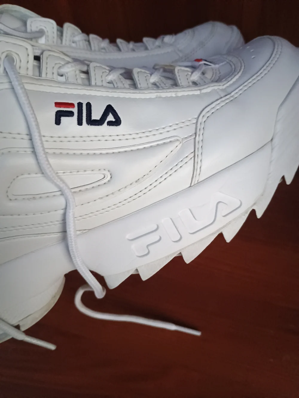 FILA White Men's Chunky Sneakers